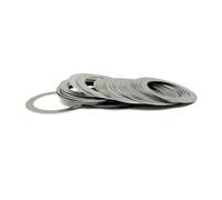 CHAOUYYZ M5 Stainless Steel Flat Washer High Precision Ultrathin Adjusting Gasket Ultra Thin Shim Thickn 0.1 0.2 0.3 0.5 1Mm/ Color/5 * 7 * 0.3