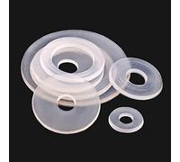 CHAOUYYZ Nylon Washer Plated Flat Spacer Seals White Plastic Washer Gasket M3-M22 100Pcs/M18 * 27 * 1Mm/100Pcs