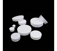 CHAOUYYZ White Plastic Round Table Chair Feet Cap 16Pcs Tuinsert Plugs Hole Cover Pipe End Stopper 13.0Mm~76Mm/White/28Mm