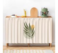 Chaoyilian Bookcase Dustproof Curtain,Curtain Dustproof For Storage Cabinets,Wardrobe Self Adhesive Dust Curtains,Curtains Under The Sink,With Sliding Tracks,For Bathroom Cupboard,Wardrobes