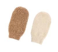 CHAOYUELYF 2 Pack Exfoliating Glove Bath Shower Glove Dead Skin Bath Scrub Mitten for Body Spa Massage Deep Exfoliating Mitt Bath Glove