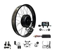 CHAOZHU 48V/60V/72V 2000W-3000W Fat Electric Bike Conversion Kit, Compatible with 20", 24", 26" x 4.0 Fat Tires, for E-Bike Upgrades (Dropout Width: 175mm, Wheel Size: 26'')