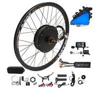 CHAOZHU 72V 3000W 20" 24" 26" 27.5" 29" 700C MTX39 Ebike Rear Wheel Conversion Kits, Dropout 135mm, with 72V 26AH Triangle Battery and Surron Style Full Bar Twist Throttle (29 Inch Rear)