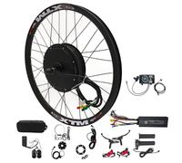 CHAOZHU Ebike 48-72V 3000W 20" 24" 26" 27.5" 29" 700C MTX39 Rear Wheel Conversion Kits with Surron Style Full Bar Twist Throttle (26 Inch Rear)