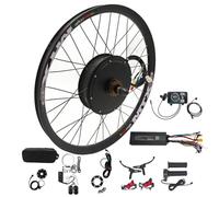 CHAOZHU Ebike 48-72V 3000W 20" 24" 26" 27.5" 29" 700C MTX39 Rear Wheel Conversion Kits with Surron Style Full Bar Twist Throttle (700C Rear)