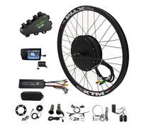 CHAOZHU Ebike Conversion Kit 48V 52V 60V 72V 3000W 20" 24" 26" 27.5" 29" 700C MTX39 Rear Wheel With 72V 20AH Triangle Battery, Dropout 135mm (20 Inch Rear)