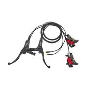 CHAOZHU ZOOM HB-893E Electric Bicycle Oil Pressure Disc Brake Caliper, Four-Piston Oil Brake, for BF BBS0102 BBS-HD Middle Drive Motor (3-pin WP for BF motor)