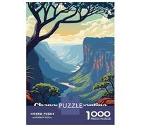 Chapada Diamantina National Park Brazil Jigsaw Puzzle 1000 Pieces, Romantic City Break Scene, Premium Paper Puzzle, Decorative Artwork for Travel Lovers, Birthday Gift, 70x50cm/1000pcs