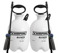 Chapin 1-Gallon Bleach Pump Sprayer, Anti-Clog Design (2 Pack)