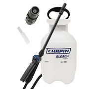 Chapin International Chapin 20074 1-Gallon Bleach Sprayer, Bonus Spray Shield, Translucent White