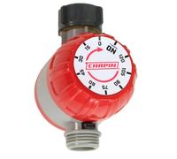 Chapin International Chapin 41004: Mechanical Timer, Up to 120 Minutes of Watering, for Lawn, Fits Standard Garden Hoses, Red/Gray