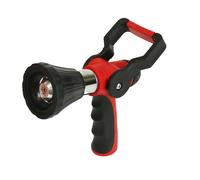 Chapin International Chapin 4699: Firefighter Water Cannon, Fireman Spray Ergonomic Grip and Threaded Hose Connection, Adjustable Twist Nozzle, Lever On/Off Control, Red/Black