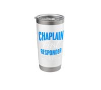 Chaplain First Responder Religious Clergy God Jesus Chaplain Stainless Steel Insulated Tumbler