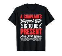 Chaplain Listen Guardian Religious Clergy Chaplain T-Shirt