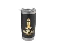 Chaplain Pastor Here When It Matters Stainless Steel Insulated Tumbler