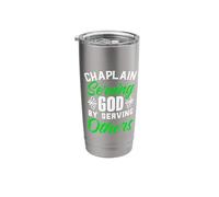 Chaplain Serving God Guardian Religious Clergy Chaplain Stainless Steel Insulated Tumbler