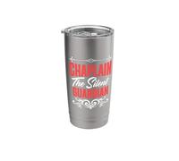 Chaplain Silent Guardian Religious Clergy Jesus Chaplains Stainless Steel Insulated Tumbler