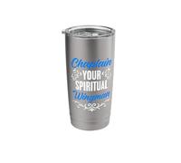 Chaplain Spiritual Religious Clergy God Jesus Chaplain Stainless Steel Insulated Tumbler
