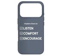 Chaplain's Checklist: Listen, Comfort, Encourage Case for iPhone 17 Pro