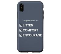 Chaplain's Checklist: Listen, Comfort, Encourage Case for iPhone XS Max