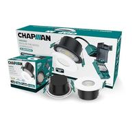 Chapman Hirono Pro 8 Pack Fire Rated Downlights, 4CCT 2700K-6000K, IP65 Waterproof, 4W & 6W, White, Round, Modern, Ceiling Mounted, for Kitchen, Bathroom, Living Room