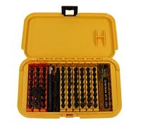 Chapman MFG 1000 Myths Master Set - Includes Phillips, Slotted, SAE & Metric MM Hex, Ball Allen Hex, JIS, Star (for Torx), Robertson Bits, Complete Set 68 USA Made Insert Bits, Mini Ratchet Hand Tool