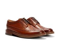Chapman & Moore Longwing Brogue Country Leather Men's Berry Shoes - UK 9 Brown