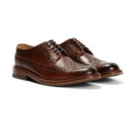 Chapman & Moore Longwing Brogue Country Leather Men's Choco Shoes - UK 8 Brown