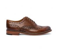 Chapman & Moore Men's Brown Leather Wingtip Brogue Oxford Formal Office Dress Shoes