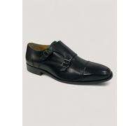 Chapman & Moore Toe Cap Monk Leather Men's Black Shoes - UK 11 / EU 45 / US 12