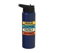 Chapman Surname Proud Family Member Chapman Stainless Steel Insulated Water Bottle