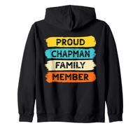 Chapman Surname Proud Family Member Chapman Zip Hoodie