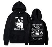Chappell Roan Hoodie The Rise and Fall of A Midwest Princess Y2K Retro Sweatshirts Fashion Casual Pullovers Men Women Long Sleeve Clothing-Black1||3x_l