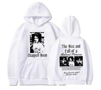 Chappell Roan Hoodie The Rise and Fall of A Midwest Princess Y2K Retro Sweatshirts Fashion Casual Pullovers Men Women Long Sleeve Clothing-White||s
