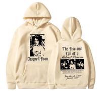 Chappell Roan Hoodie The Rise and Fall of A Midwest Princess Y2K Retro Sweatshirts Fashion Casual Pullovers Men Women Long Sleeve Clothing-Khaki||xx_l