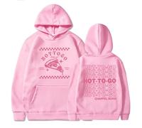 Chappell Roan Hot To Go Merch Hoodie Unisex Couple Pullover Hoodies Fashion Printed Long Sleeve Hoodies For Men Women XS~4XL-pink||S
