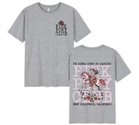 Chappell Roan Pink Pony Club T Shirt Midwest Princess Tee Men Women Cotton Casual Oversized Short Sleeve Unisex Fashion Top-Grey||xx_l