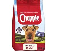 Chappie Dry Dog Food with Beef & Whole Grain Cereal 15kg