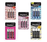 Chapstick Classic Collection Lip Balm Pack to moisturize and protect your lips, 15 tubes 0.15 oz each