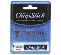 Chapstick Classic Medicated Lip Balm, 0.15 Ounce, 3 Count