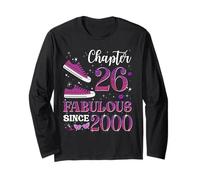 Chapter 26 Fabulous Since 2000 26Th Birthday Girl Lady Long Sleeve T-Shirt
