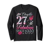Chapter 27 Fabulous Since 1999 27Th Birthday Gift for Women Long Sleeve T-Shirt