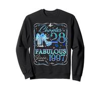 Chapter 28 Fabulous Since 1997 Diamond Heels 28th Birthday Sweatshirt
