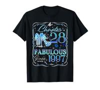 Chapter 28 Fabulous Since 1997 Diamond Heels 28th Birthday T-Shirt