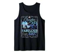 Chapter 28 Fabulous Since 1997 Diamond Heels 28th Birthday Tank Top
