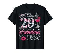 Chapter 29 Fabulous Since 1996 29Th Birthday Gift For Women T-Shirt