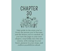 Chapter 30: A 30th Birthday Keepsake Journal With Lined Pages to Celebrate the Past, Embrace the Present, and Write Your Next Chapter. Teal Cover.