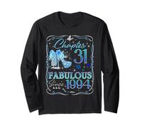 Chapter 31 Fabulous Since 1994 Diamond Heels 31st Birthday Long Sleeve T-Shirt