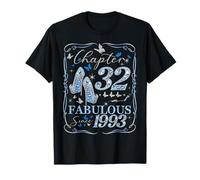 Chapter 32 Fabulous Since 1993 32nd Diamond Birthday Queen T-Shirt