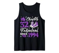 Chapter 32 Fabulous Since 1994 32nd Birthday Women Lady Tank Top